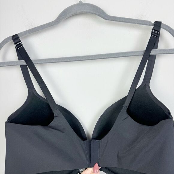 SKIMS | NEW Ultimate Collection Push-Up Plunge Bra in Onyx Women’s Size 38DD - Picture 9 of 11